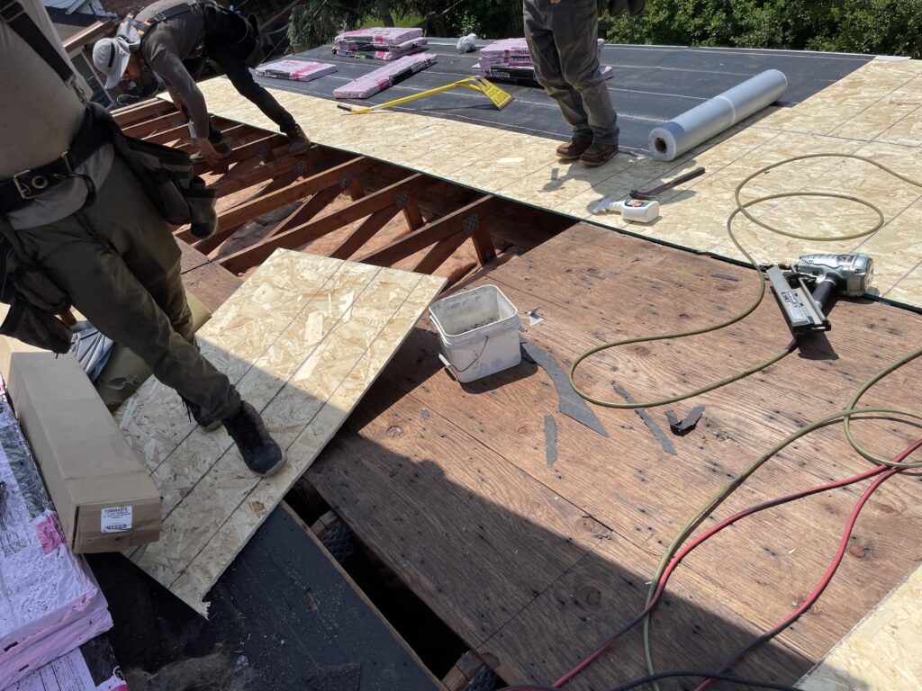 New Roof Decking Installation