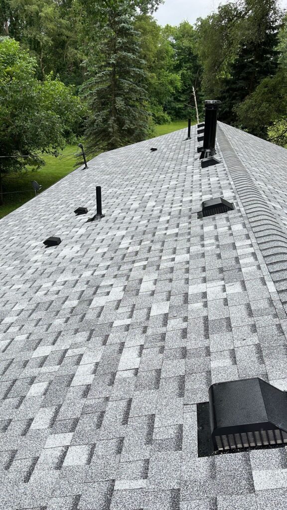 beautifully installed shingles