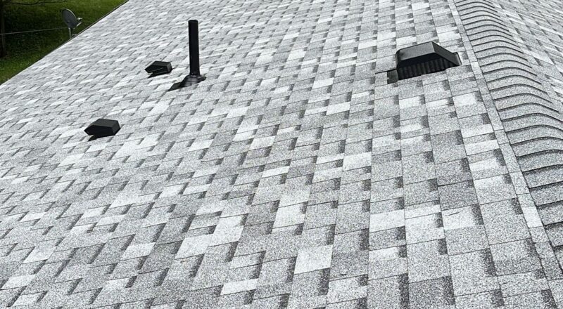 beautifully installed shingles