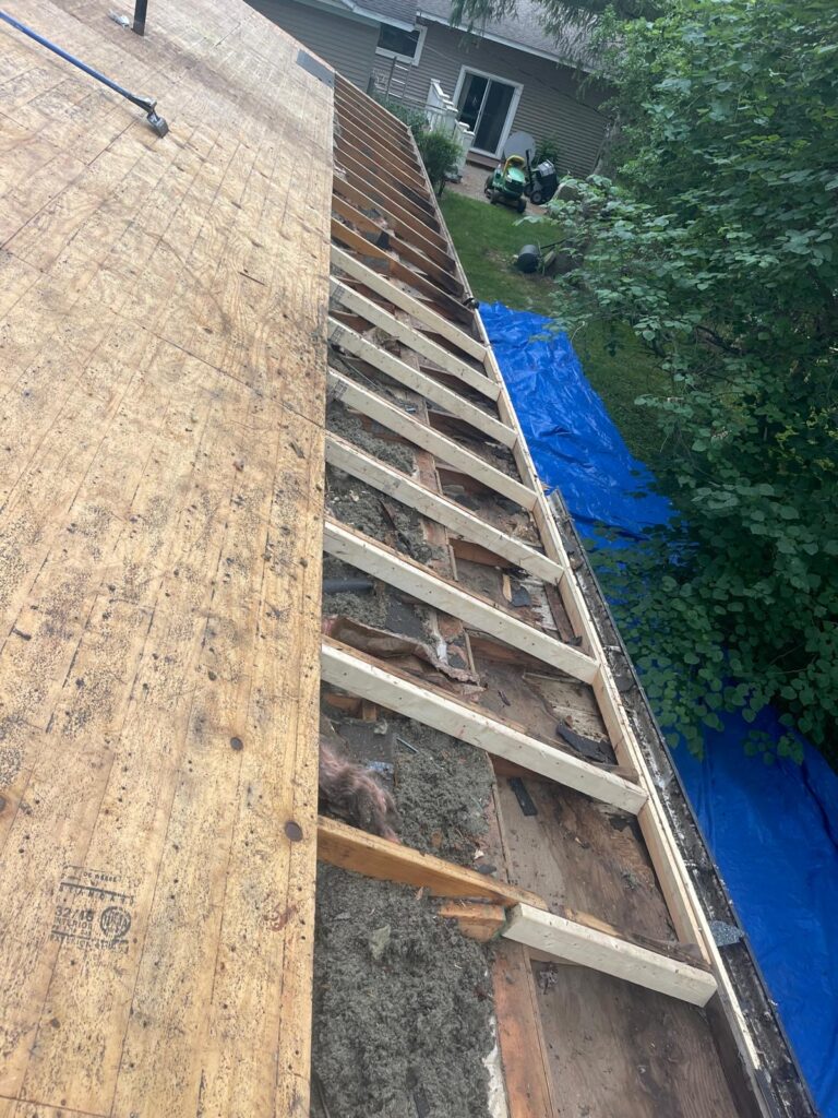 reinforced roof rafters