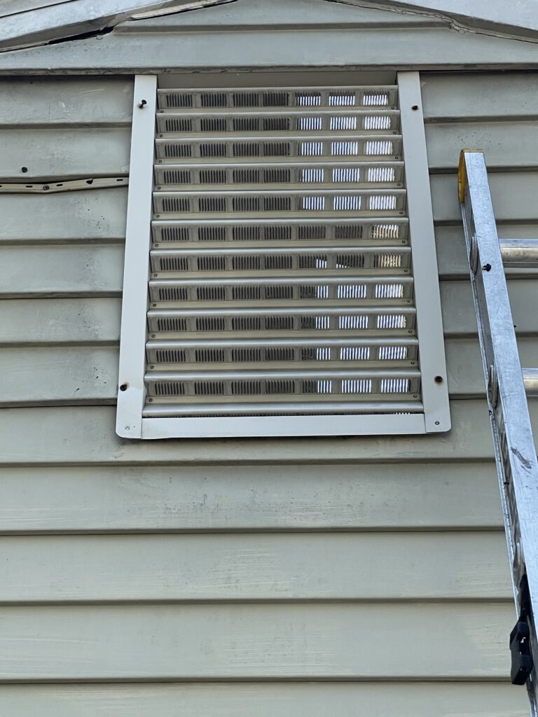 New attic vent