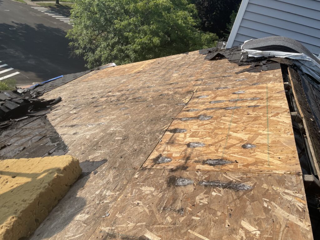 rotted roof decking